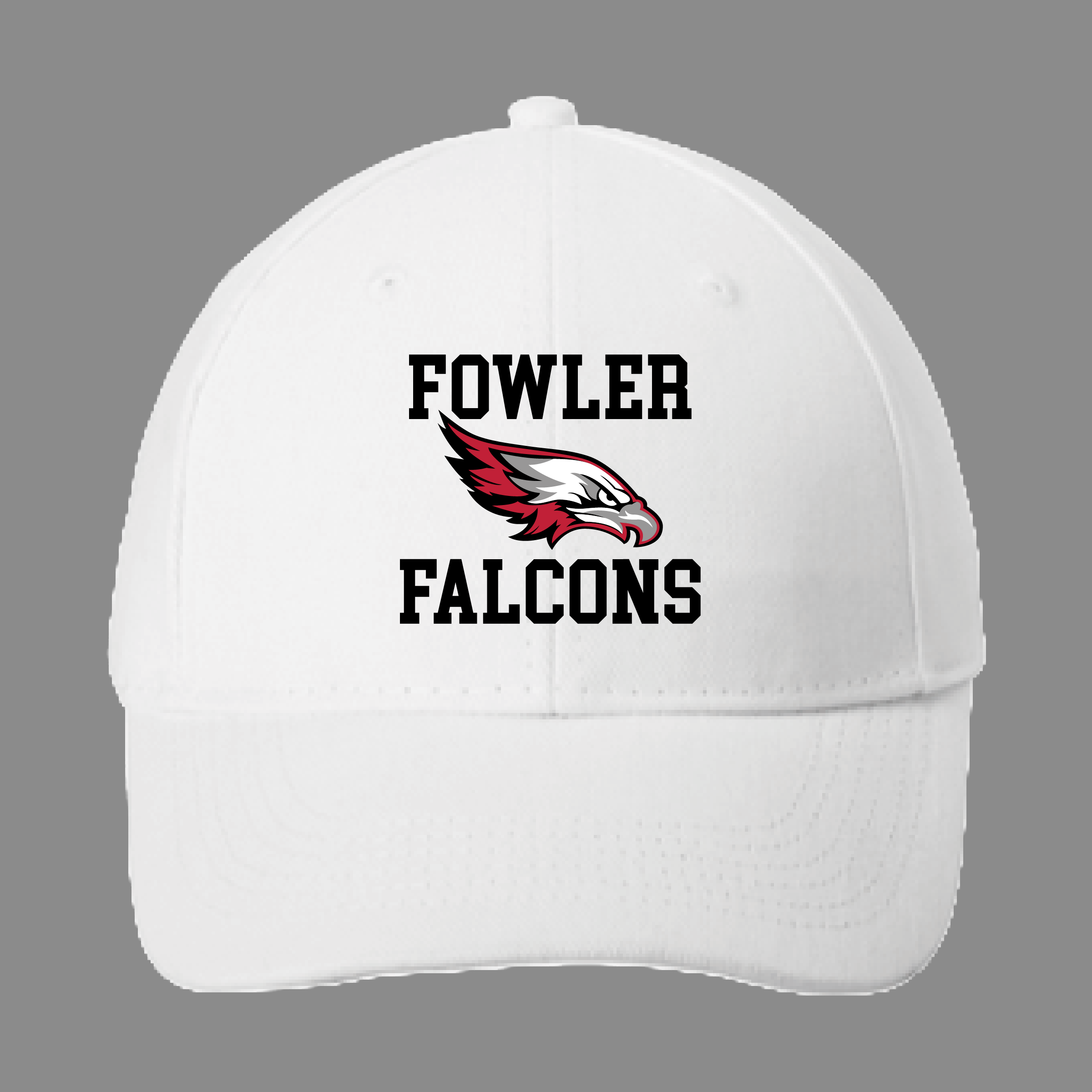 Fowler Falcons Cap in White