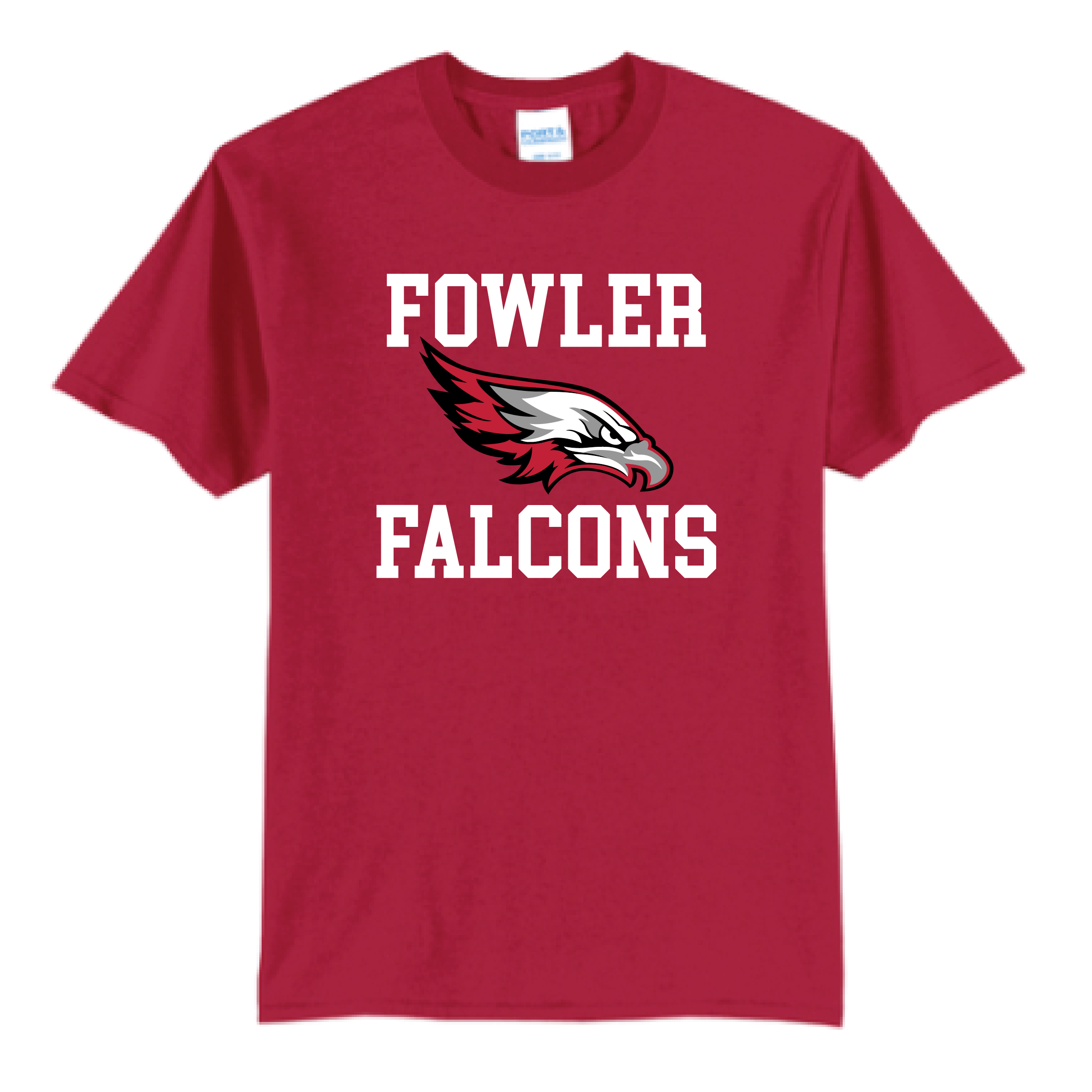 Fowler Falcons T-Shirt in Red